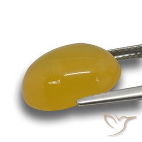 Agate Gemstone in 13.5 x 11.5 mm Size for Sale, Agate Stone in Golden-Orange Color