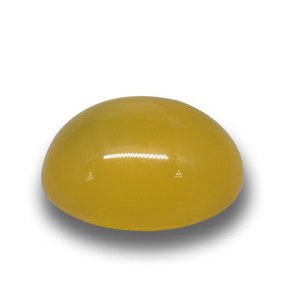 4.22 ct Golden Agate Stone, Natural Agate in Oval Cabochon Shape for Sale