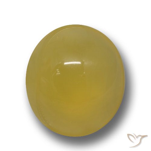 6.15ct Natural Deep Yellow Agate, Oval, Translucent