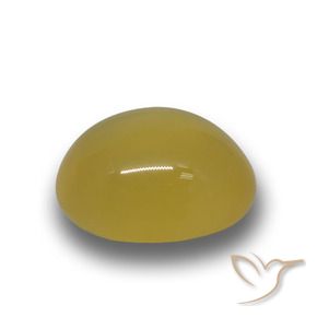 4.19 ct Golden Agate Stone, Natural Agate in Oval Cabochon Shape for Sale