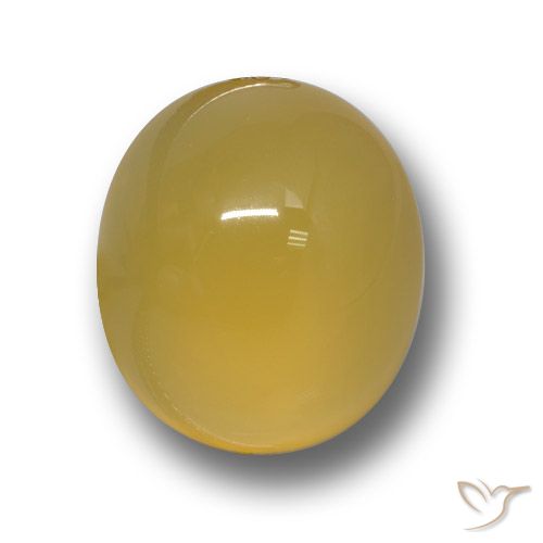 4.90ct Natural Golden-Orange Agate, Oval, Translucent