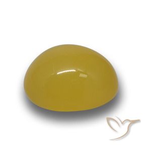 4.90 ct Golden Agate Stone, Natural Agate in Oval Cabochon Shape for Sale