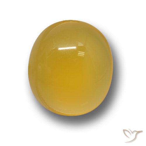 5.70ct Natural Golden-Orange Agate, Oval, Translucent