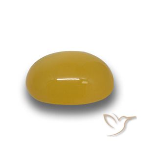 5.70 ct Golden Agate Stone, Natural Agate in Oval Cabochon Shape for Sale