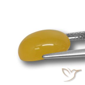Agate Gemstone in 13 x 11 mm (calibrated) Size for Sale, Agate Stone in Golden-Orange Color