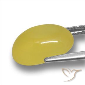 Agate Gemstone in 12 x 10 mm (calibrated) Size for Sale, Agate Stone in Tuscany Yellow Color