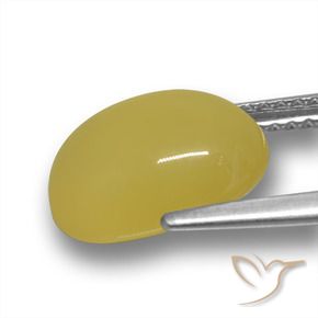 Agate Gemstone in 11 x 9 mm (calibrated) Size for Sale, Agate Stone in Tuscany Yellow Color