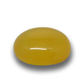4.85 ct Golden Agate Stone, Natural Agate in Oval Cabochon Shape for Sale