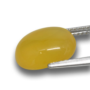 Agate Gemstone in 12.1 x 10.4 mm Size for Sale, Agate Stone in Golden-Orange Color