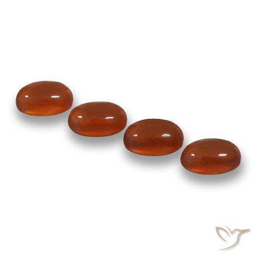 2.49 ct Red Agate, 6.2 x 4.2 mm Oval Cut From India, Photo A
