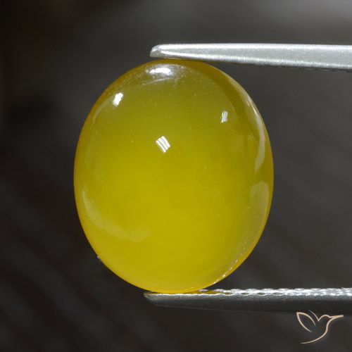 4.81ct Natural Amarelo claro mel Ágata, oval, Translúcido, Photo A