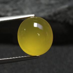 Yellowish Gold Агат Камень - 4.4ct Овал Кабошон (ID: 467598)