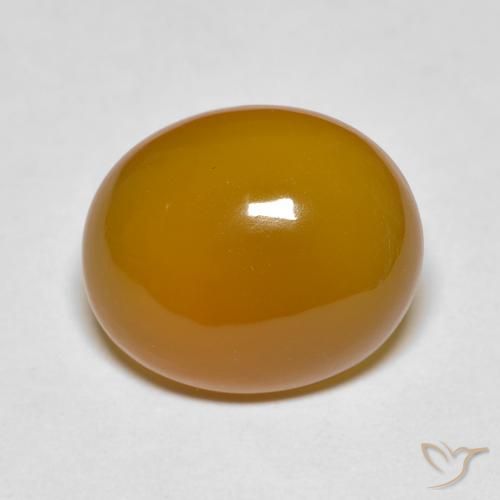 5.53ct Natural Orange Brown Agate, Oval, Translucent