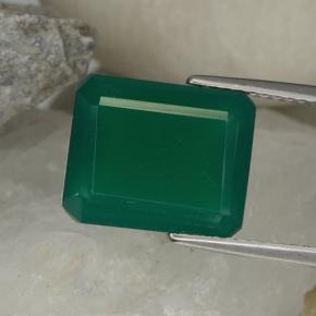 5.8ct Octagon Step Cut Green Agate Gem for sale 5.8ct Octagon Step Cut Green Agate Gem (ID: 468689)