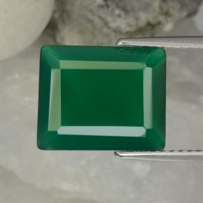 5.1ct Octagon Step Cut Green Agate Gem for sale 5.1ct Octagon Step Cut Green Agate Gem (ID: 468739)