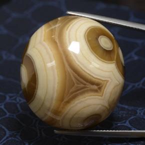 92.48 ct Multicolor Agate Gemstone, Agate Gem in Oval Cabochon Shape for Sale.