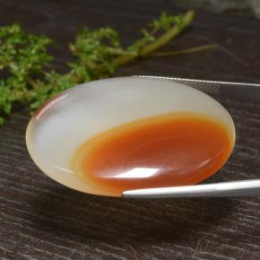 Agate Gemstone in 45.1 x 34.8 mm Size for Sale, Agate Stone in Multicolor Color