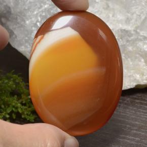 Multicolor Agate Gem - 81.9ct Oval Cabochon (ID: 470498)