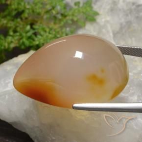 Agate Gemstone in 34 x 25.4 mm Size for Sale, Agate Stone in Multicolor Color