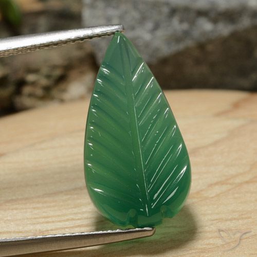 5.52ct Natural Yellowish Green Agate, Fancy, Translucent