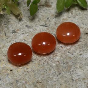 0.4ct Round Cabochon Reddish Orange Agate Gem for sale 0.4ct Round Cabochon Reddish Orange Agate Gem (ID: 471558)