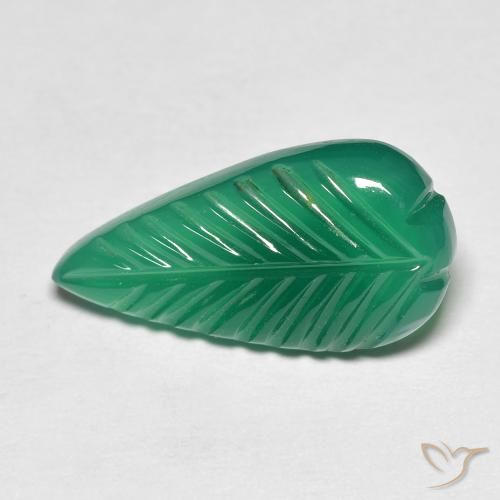4.92ct Natural Medium Green Agate, Fancy, Translucent