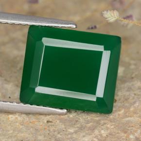 5.4ct Octagon Step Cut Green Agate Gem for sale 5.4ct Octagon Step Cut Green Agate Gem (ID: 477913)