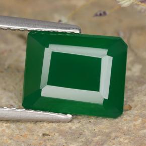 3.4ct Octagon Step Cut Green Agate Gem for sale 3.4ct Octagon Step Cut Green Agate Gem (ID: 477914)