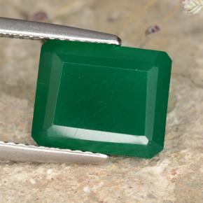 3.9ct Octagon Step Cut Green Agate Gem for sale 3.9ct Octagon Step Cut Green Agate Gem (ID: 477945)