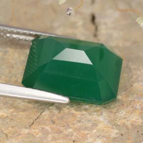 Agate Gemstone in 12 x 10 mm (calibrated) Size for Sale, Agate Stone in Yellowish Green Color
