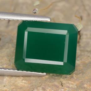 5.6ct Octagon Step Cut Green Agate Gem for sale 5.6ct Octagon Step Cut Green Agate Gem (ID: 478081)