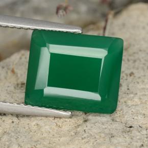 3.8ct Octagon Step Cut Green Agate for sale thumb image of 3.8ct Octagon Step Cut Green Agate (ID: 478131)