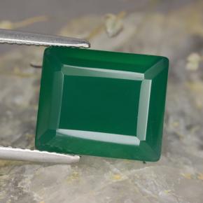 5.6ct Octagon Step Cut Green Agate Gem for sale 5.6ct Octagon Step Cut Green Agate Gem (ID: 478168)