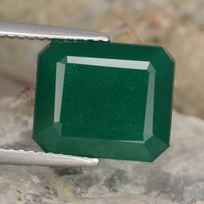 5.4ct Octagon Step Cut Green Agate Gem for sale 5.4ct Octagon Step Cut Green Agate Gem (ID: 478255)