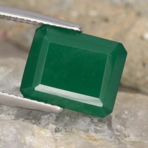 Verde giallastro Agata Gem - 5.1ct Taglio ottagonale (ID: 478263)