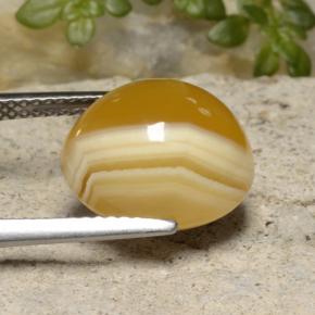 Agate Gemstone in 13 x 11 mm Size for Sale, Agate Stone in Multicolor Color