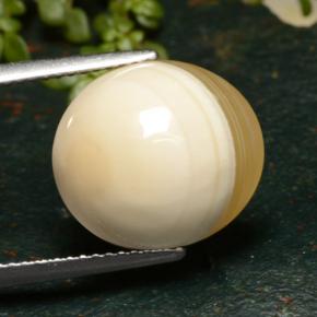 9.46 ct Multicolor Agate Stone, Natural Agate in Oval Cabochon Shape for Sale
