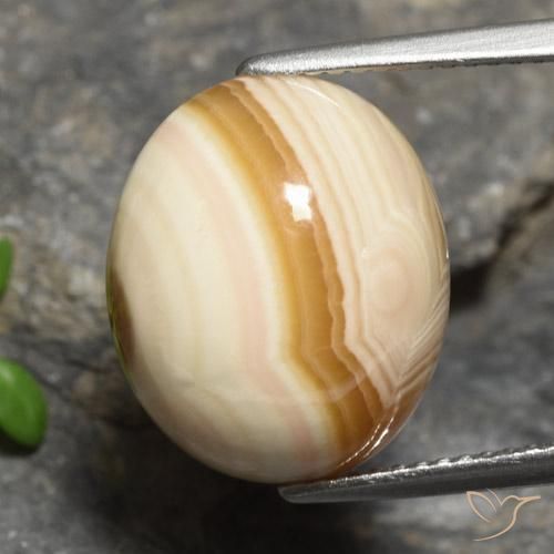 Multicolor Agate Gem - 14.4ct Oval Cabochon (ID: 481185)