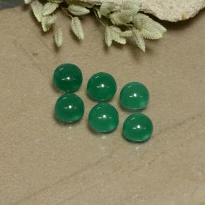0.3ct Round Cabochon Green Agate Gem for sale 0.3ct Round Cabochon Green Agate Gem (ID: 495555)