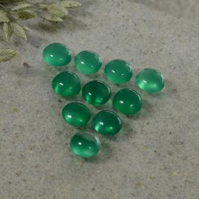 0.2ct Round Cabochon Green Agate Gem for sale 0.2ct Round Cabochon Green Agate Gem (ID: 495633)