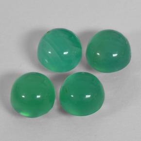 0.4ct Round Cabochon Green Agate Gem for sale 0.4ct Round Cabochon Green Agate Gem (ID: 503118)