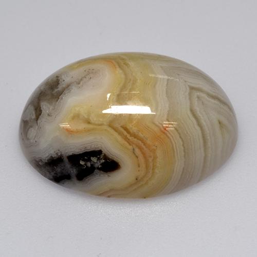 Agate Gemstone in 20 x 15 mm (calibrated) Size for Sale, Agate Stone in Multicolor Color