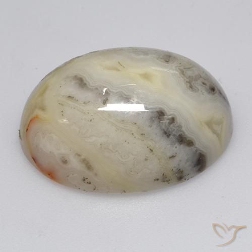 Agate Gemstone in 20 x 15 mm (calibrated) Size for Sale, Agate Stone in Multicolor Color