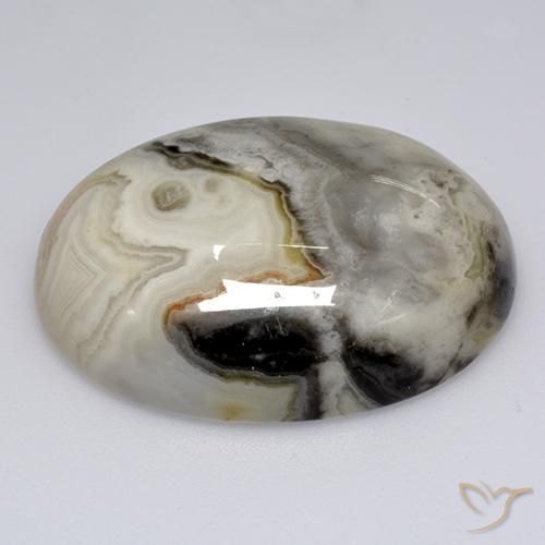 Agate Gemstone in 30 x 22 mm (calibrated) Size for Sale, Agate Stone in Multicolor Color