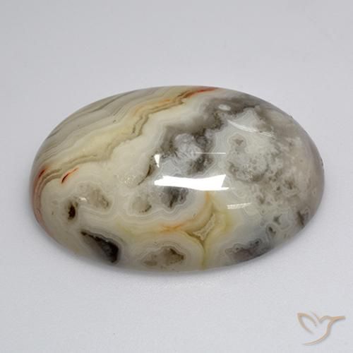 Agate Gemstone in 30 x 22 mm (calibrated) Size for Sale, Agate Stone in Multicolor Color