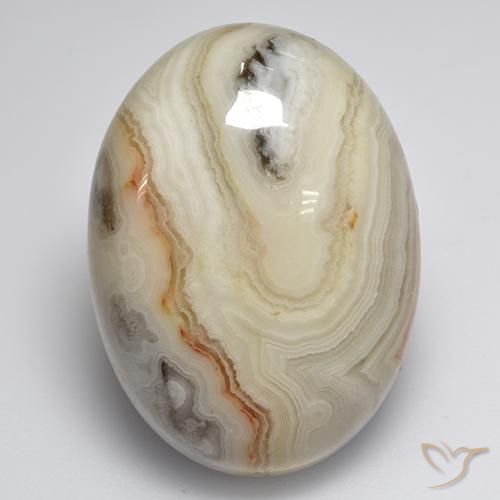 44.06 ct Oval Agate, 30.2 x 22.2 mm From India, Photo A