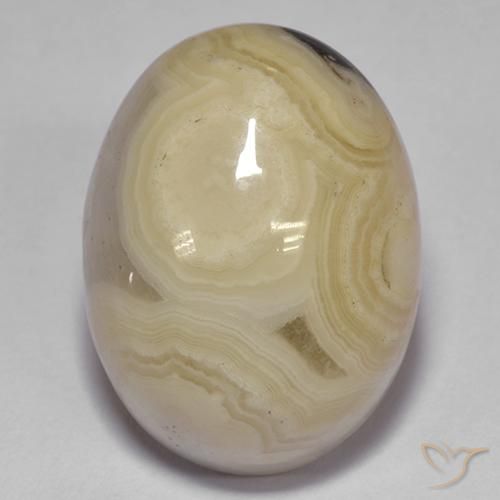 Agata ovale da 19,37 ct, 20,1 x 15,1 mm dall'India, Photo A