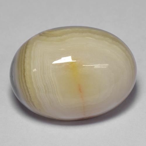 19.56 ct Multicolor Agate Stone, Natural Agate in Oval Cabochon Shape for Sale
