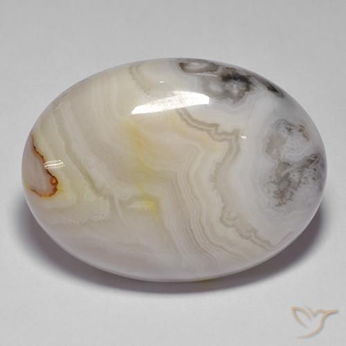 40.74ct Natural Multicolor Agate, Oval, Opaque