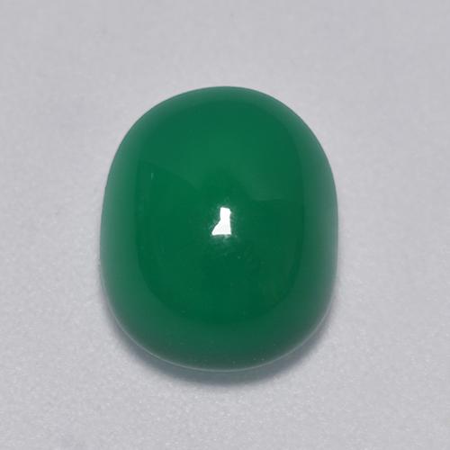 Verde bosque Ágata Gema - 3.2ct Cabujón Óvalo (ID: 517521)
